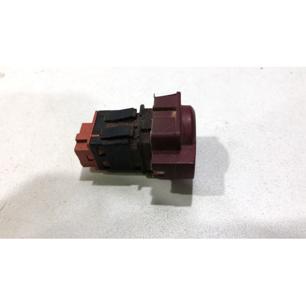 Botão Pisca Alerta Citroen C4 Pallas Hatch 2009 2013 Vermelho