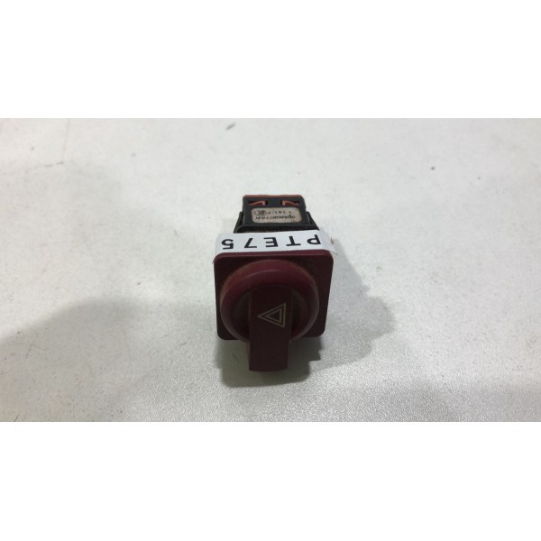 Botão Pisca Alerta Citroen C4 Pallas Hatch 2009 2013 Vermelho