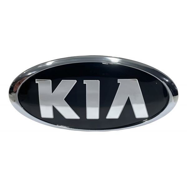 Emblema Dianteiro Grade Sportage 2012 2013 2014 2015 2016 - Preto