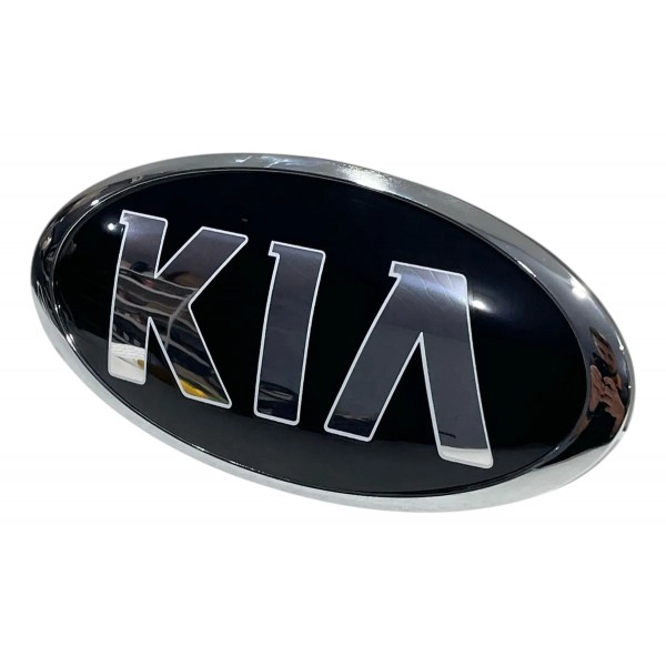 Emblema Dianteiro Grade Sportage 2012 2013 2014 2015 2016 - Preto