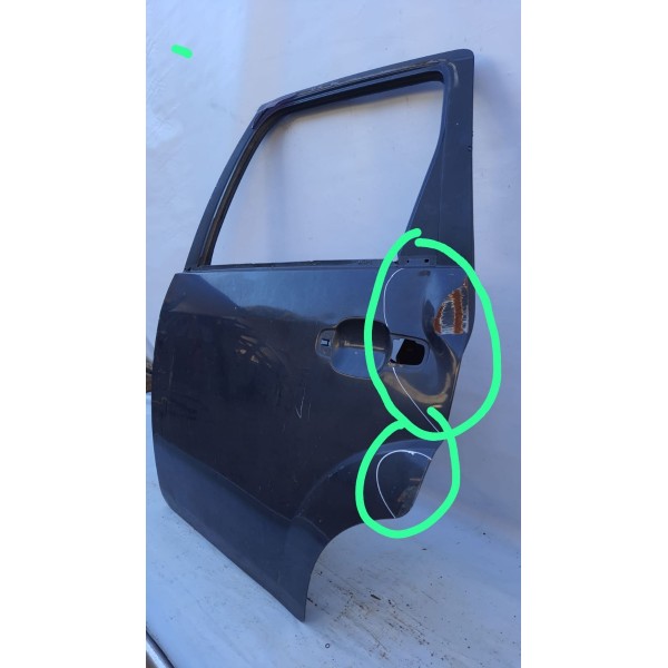 Porta Traseira Esquerda Ford Fiesta 2008/2012 Com Detalhe