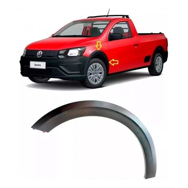 Moldura Alargador Paralama Saveiro G7 G8 17/21 Diant Esquerd
