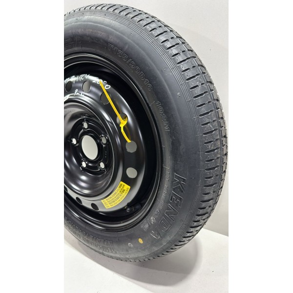 Roda Estep Pneu Aro 16  Honda Hr-v 16/21 Hrv Preto