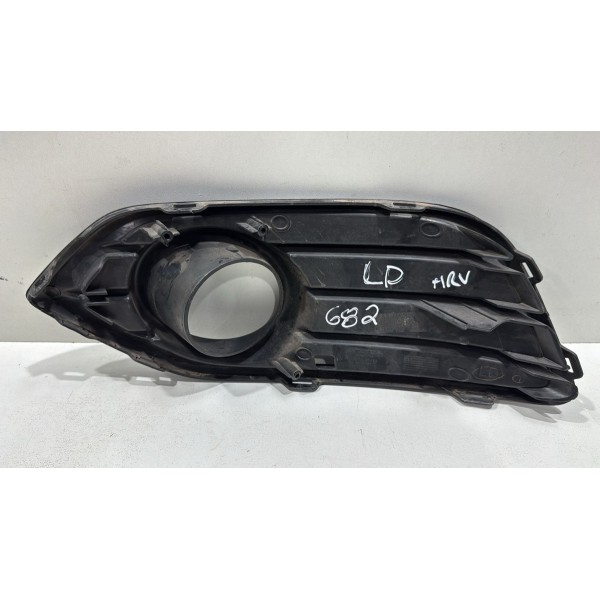 Grade Farol Milha Direita Honda Hrv 19 A 21 Preto Direito