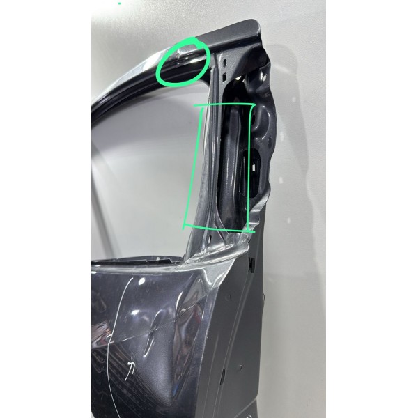 Porta Traseira Esquerda Hrv  2018 A 2021 Avaria Traseira Esquerdo Cinza