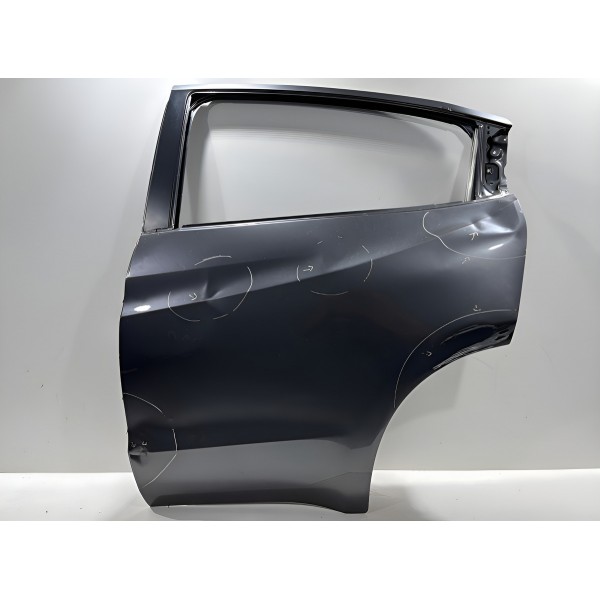 Porta Traseira Esquerda Hrv  2018 A 2021 Avaria Traseira Esquerdo Cinza