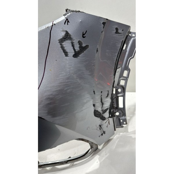 Parachoque Dianteiro Honda Hrv 2023 A 2024 Avarias Cinza-escuro