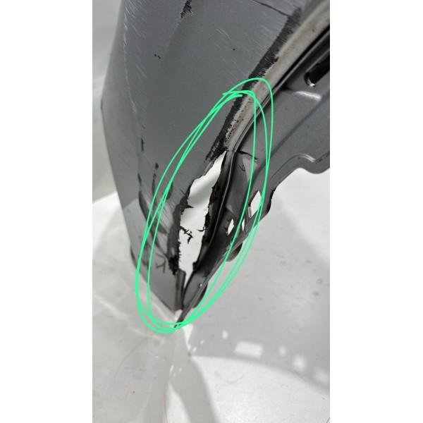 Parachoque Dianteiro Honda Hrv 2023 A 2024 Avarias Cinza-escuro