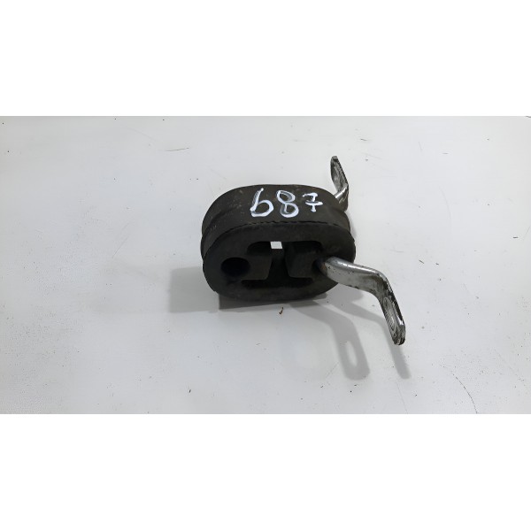 Coxim Borracha Escapamento Audi A4 1995 Á 1998 Preto