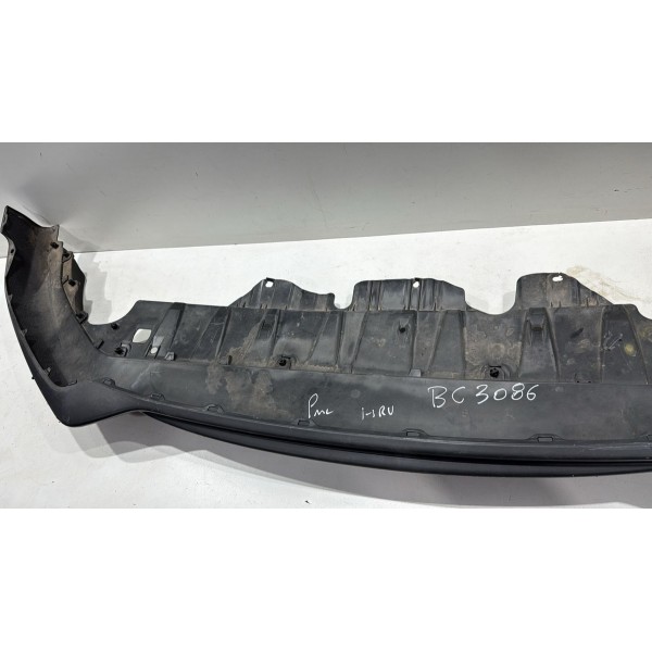 Spoiler Parachoque Dianteiro Honda Hrv 2019/2020 Preto