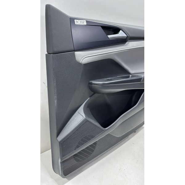 Forro Porta Dianteiro Vw Taos 2022 2023 2024 Direito Cinza