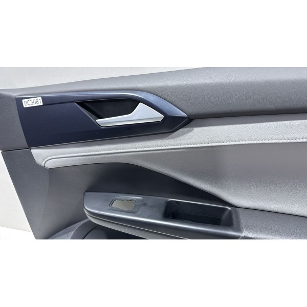Forro Porta Dianteiro Vw Taos 2022 2023 2024 Direito Cinza