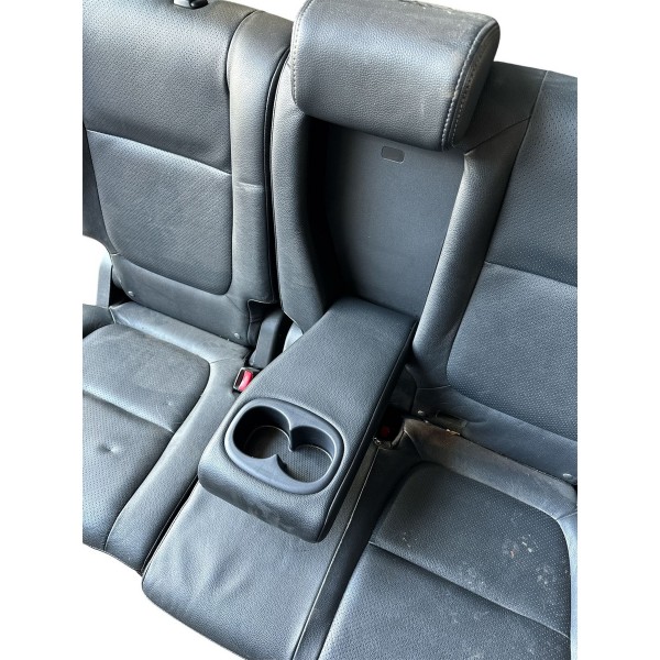 Jogo Bancos De Couro Mitsubishi Outlander 2016 À 2020 Preto