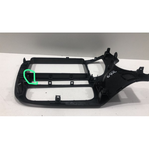 Moldura Painel Central Outlander 2017 2018 2019 8002b294 Preto Listras