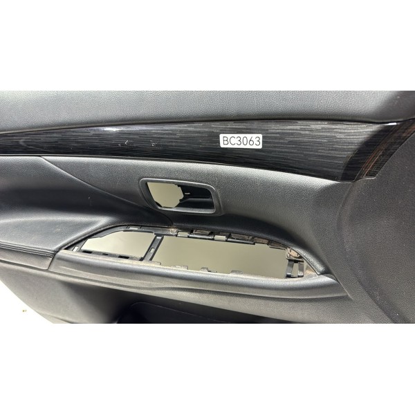 Forro Porta Dianteiro Esquerdo Outlander 2.0 2016 2018 Preto