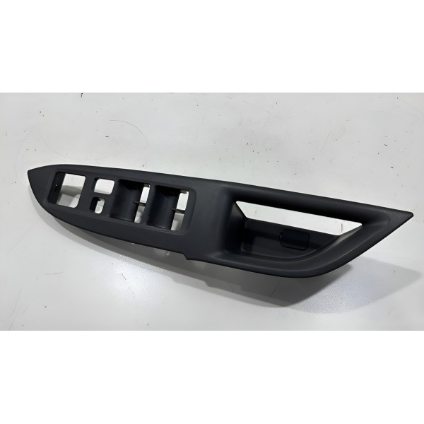 Moldura Comando Vidro Dianteira Esquerda Outlander 2016 2017 Preto