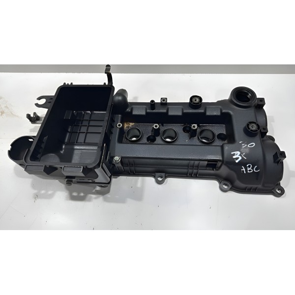 Tampa De Válvulas Hyundai Hb20 1.0 3cil 2013 A 2019 Original Preto