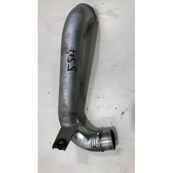 Tubo Cano Intercooler Nissan Frontier 2.5 2008 Á 2015 Prata