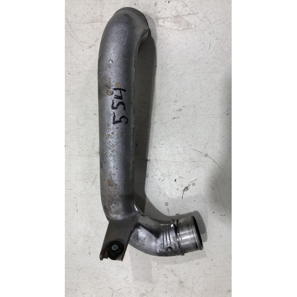 Tubo Cano Intercooler Nissan Frontier 2.5 2008 Á 2015 Prata