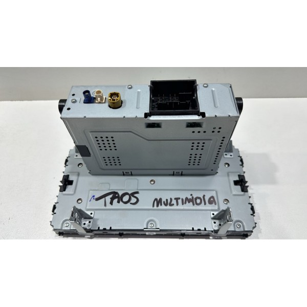 Tela Central Multimídia Volkswagen Taos 2022 2023 2024