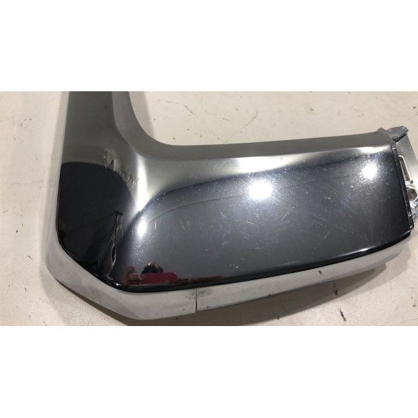 Moldura Cromada Parachoque Outlander 16/19 Esquerda Original Cromado