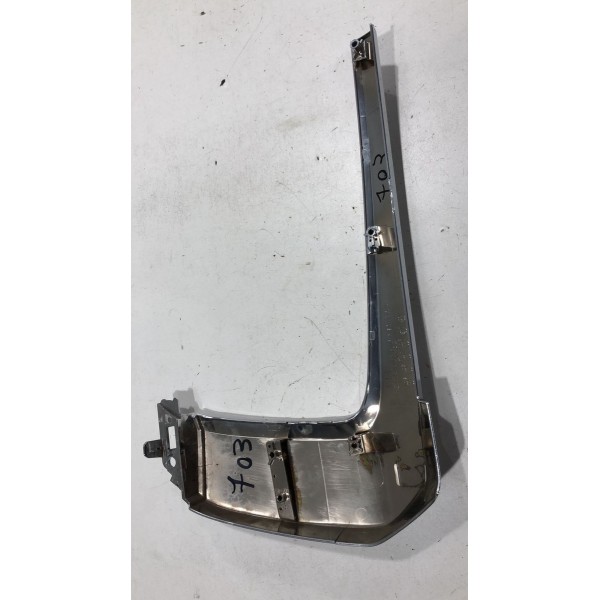 Moldura Cromada Parachoque Outlander 16/19 Esquerda Original Cromado