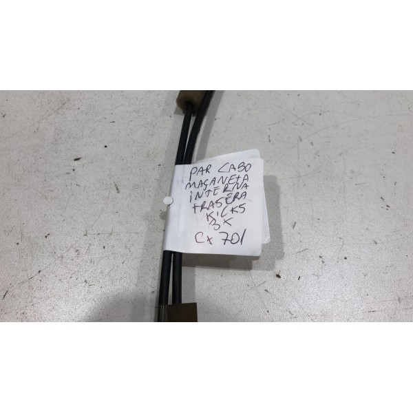 Par Cabo Maçaneta Interna Traseira Nissan Kicks 2017/2021