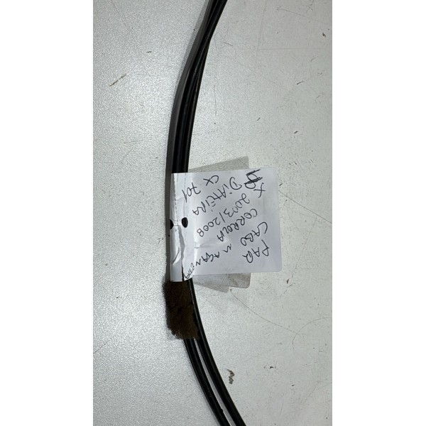 Cabo Fechadura Maçaneta Interna Dianteira Corolla 2003/2008 Preto Dianteira