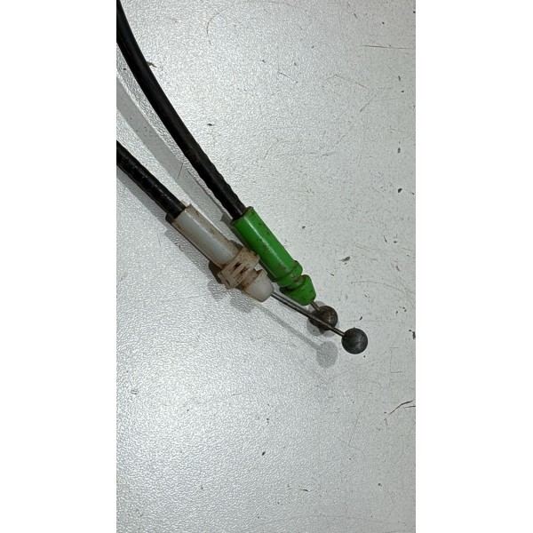 Cabo Fechadura Maçaneta Interna Traseira Corolla 2003/2008 Preto Dianteira