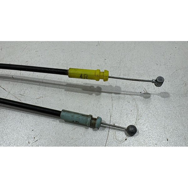 Cabo Fechadura Maçaneta Interna Traseira Corolla 2003/2008 Preto Dianteira