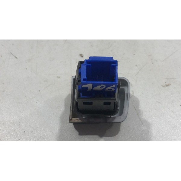 Botão Pisca Alerta Peugeot 2008 2020 2021 Original Preto