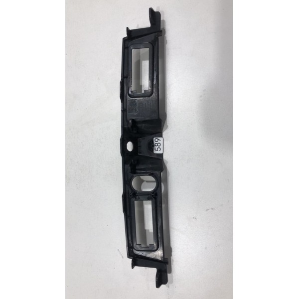 Moldura Câmera De Ré Luz Placa Jeep Commander 2021 Á 2024 Preto