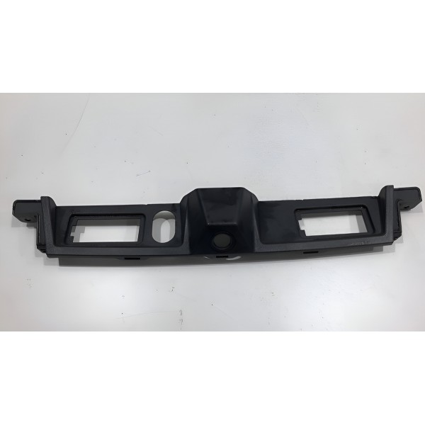 Moldura Câmera De Ré Luz Placa Jeep Commander 2021 Á 2024 Preto