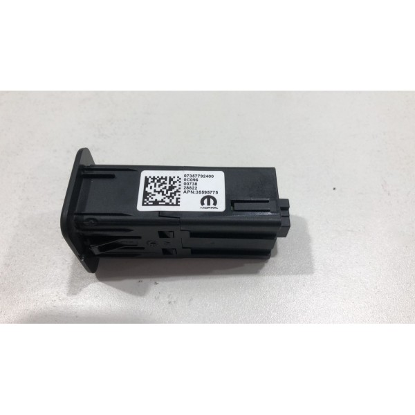 Entrada Usb Jeep Commander 2021 Á 2025 07357792400 Preto