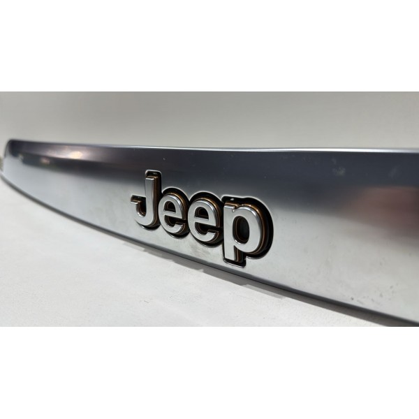 Friso Tampa Traseira Jeep Commander 2020 2021 2022 2023 Cinza