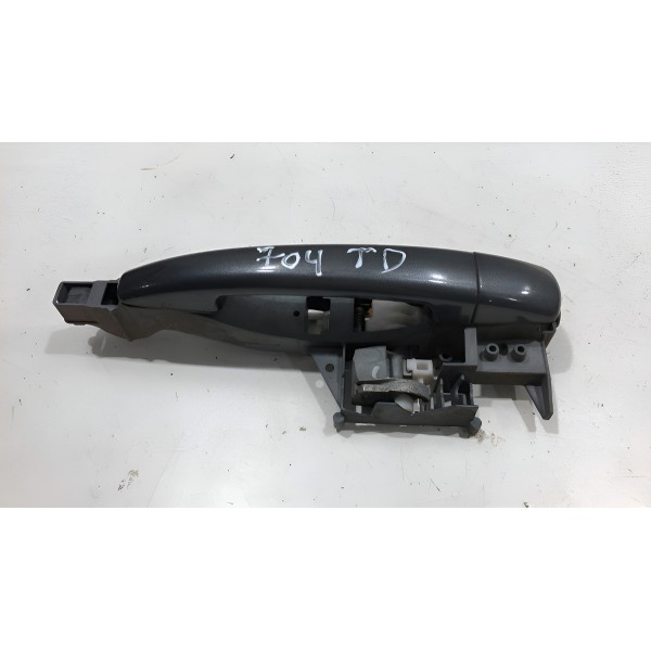 Maçaneta Externa Traseira Direita Peugeot 2008 Allure 2021 Preto Traseira