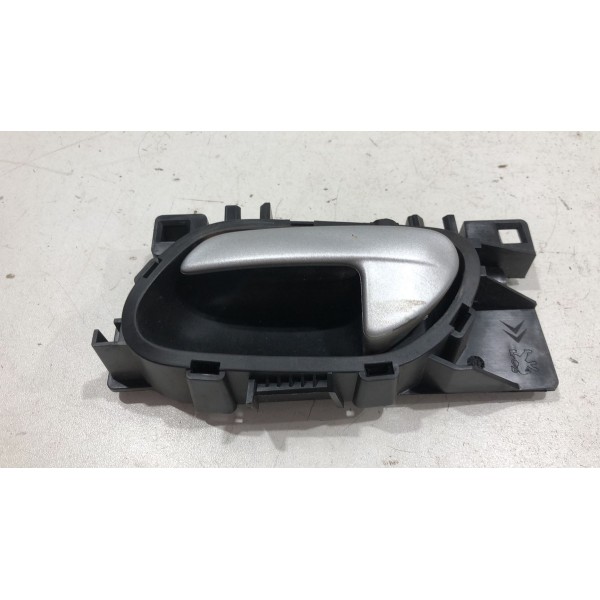 Maçaneta Interna Esquerda Peugeot 2008 2016/2021 96802456vv Prateado Dianteira/traseira