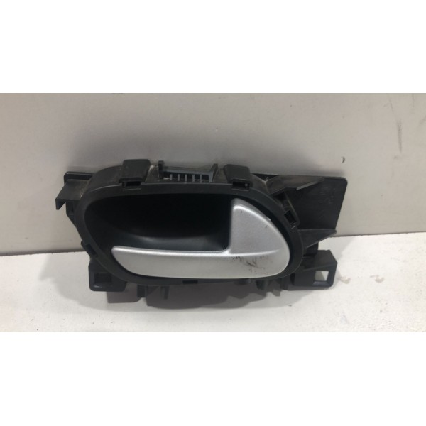 Maçaneta Interna Peugeot 2008 2020 2021 Lado Direito Preto Dianteira