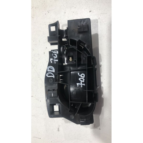 Maçaneta Interna Peugeot 2008 2020 2021 Lado Direito Preto Dianteira