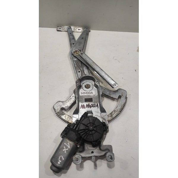 Mecanismo Vidro Dianteiro Esquerdo  Meriva 2002/12 93348695 Preto