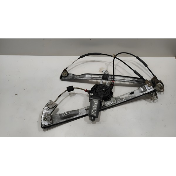 Máquina De Vidro Dianteira Esquerda Peugeot 206 2005/09 Preto