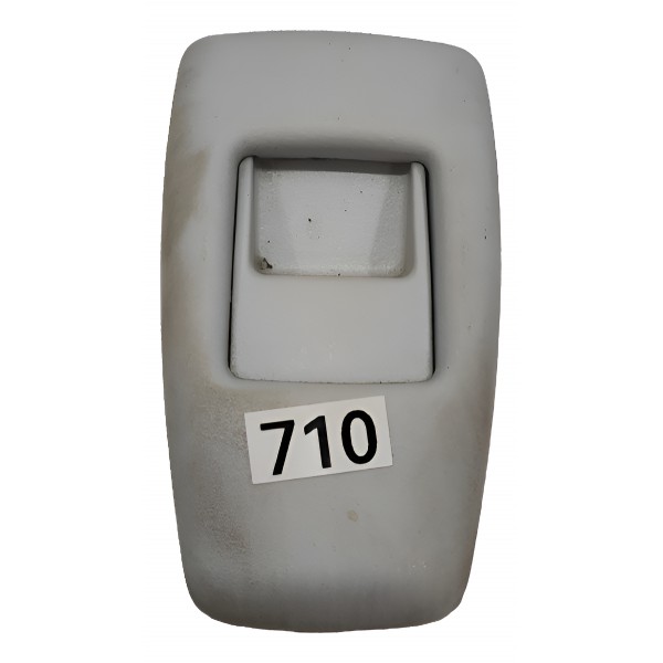 Moldura Regulagem Cinto Diant Peugeot 2008 Allure 2017/21 Branco
