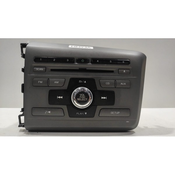 Rádio Honda New Civic G9 2012 Á 2016 39100tr0a21 Original