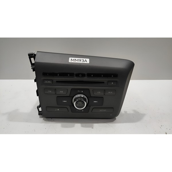 Rádio Honda New Civic G9 2012 Á 2016 39100tr0a21 Original