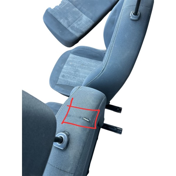 Jogo De Banco Peugeot 2008  ( 2020/2021) Tecido Ler Anuncio Preto