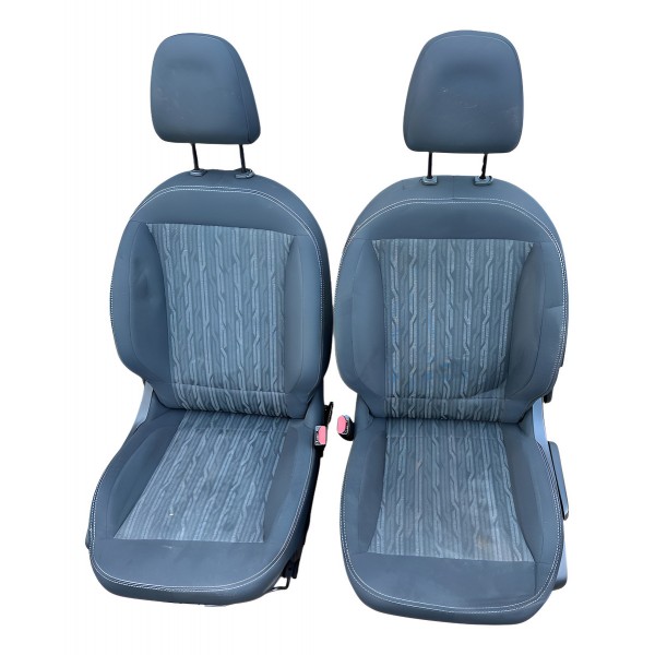 Jogo De Banco Peugeot 2008  ( 2020/2021) Tecido Ler Anuncio Preto