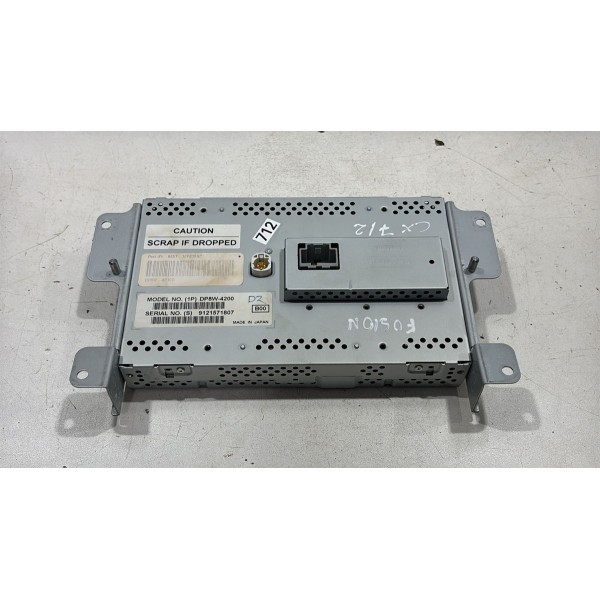 Tela Multimídia Ford Fusion 3.0 2010 2011 2012 C/ Avaria Cor Preto