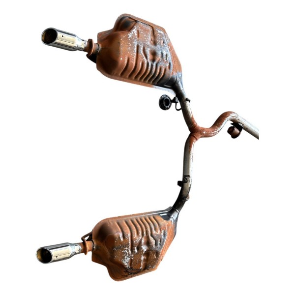 Conjunto Silencioso Traseiro Escape Fusion V6 Adw 2010 2011