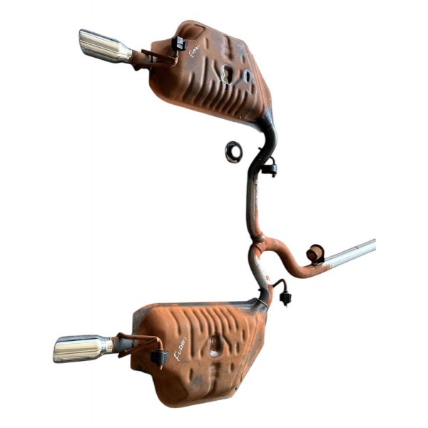 Conjunto Silencioso Traseiro Escape Fusion V6 Adw 2010 2011