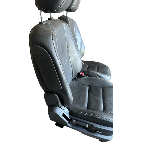 Jogo Bancos Couro Ford Fusion 2010 2011 2012 Preto